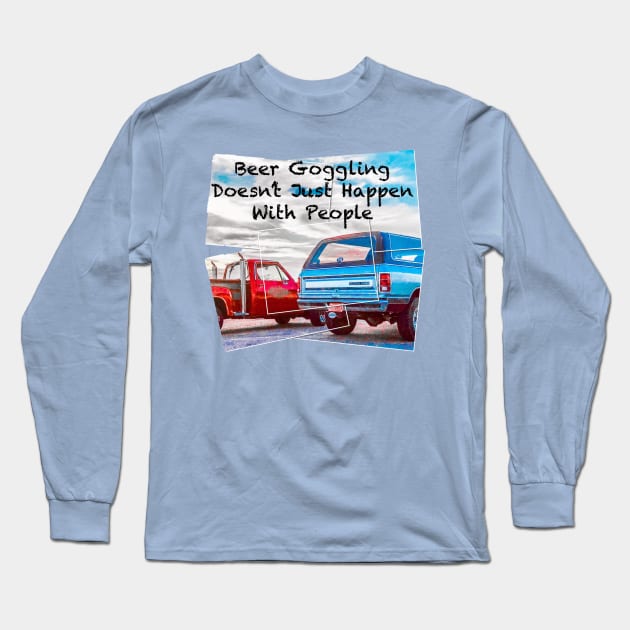 Truck Goggling Long Sleeve T-Shirt by LilRedTruck